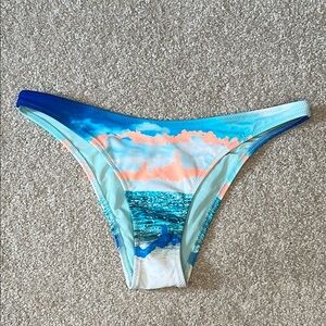 Aerie Colorful Bikini Bottom, Small, NWOT
